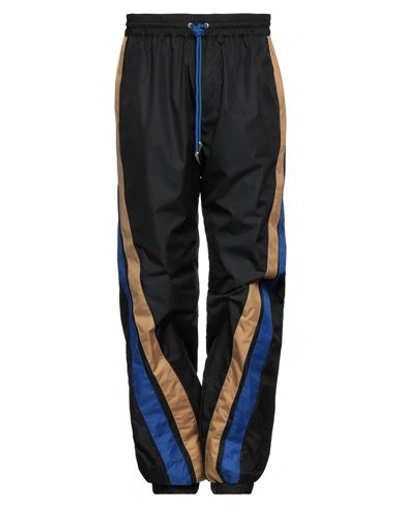 Roberto Cavalli Man Pants Black Size Xl Polyester In Black