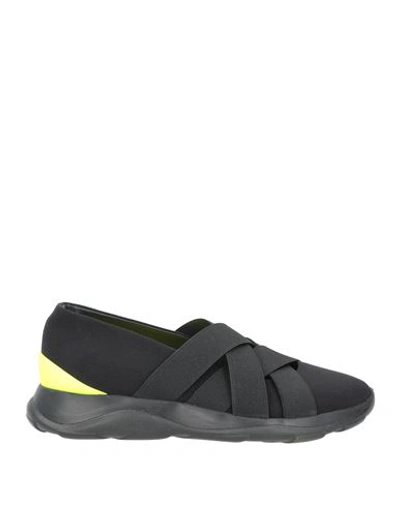Shop Christopher Kane Woman Sneakers Black Size 7.5 Textile Fibers, Elastic Fibres