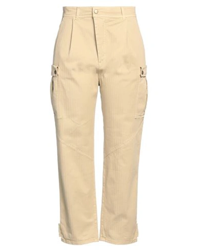Shop Etro Woman Pants Beige Size 12 Cotton, Elastane