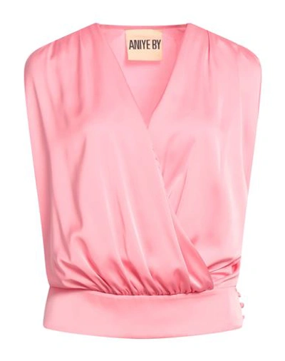 Shop Aniye By Woman Top Pink Size 8 Polyester, Elastane