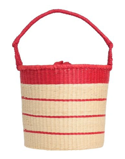 Sensi Studio Woman Handbag Red Size - Textile Fibers In Red