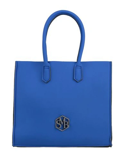 Shop Save My Bag Woman Handbag Blue Size - Polyamide, Elastane