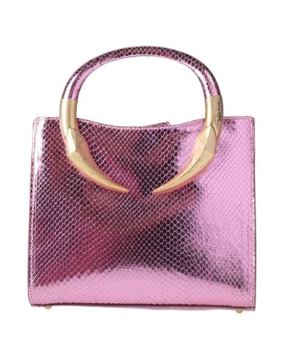 Shop Roberto Cavalli Woman Handbag Pink Size - Soft Leather