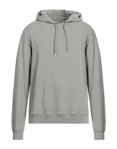 Shop Ken Barrell Man Sweatshirt Lead Size 44 Cotton, Elastane In Grey