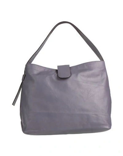 Shop Alessia Santi Woman Handbag Dark Purple Size - Textile Fibers