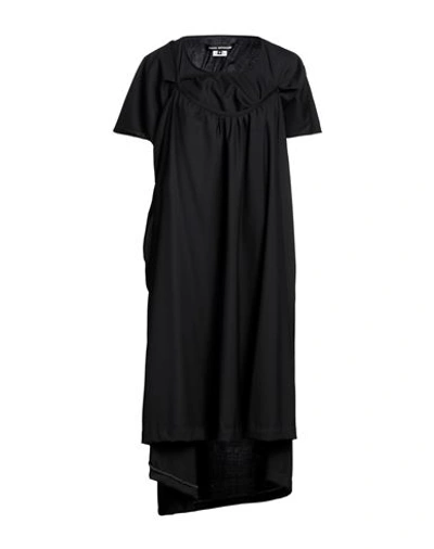 Shop Junya Watanabe Comme Des Garçons Woman Midi Dress Black Size M Wool