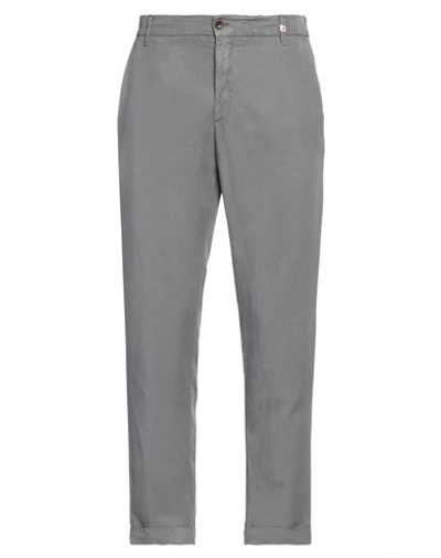 Shop Myths Man Pants Grey Size 32 Lyocell, Linen, Cotton