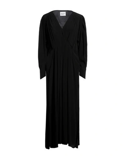Shop Isabel Marant Étoile Marant Étoile Woman Maxi Dress Black Size 6 Cupro