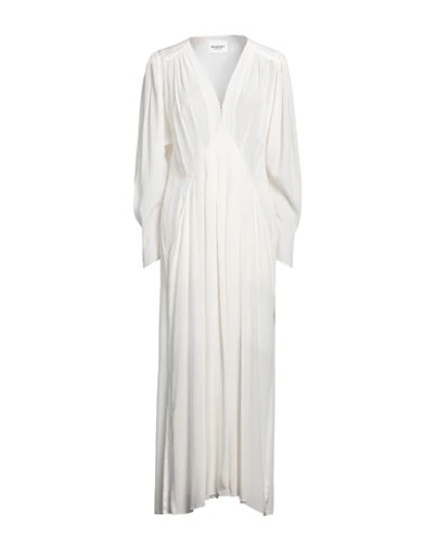 Shop Isabel Marant Étoile Marant Étoile Woman Maxi Dress White Size 6 Cupro