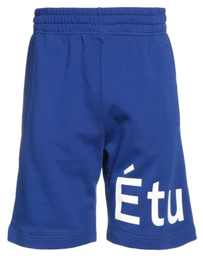 Etudes Studio Études Man Shorts & Bermuda Shorts Blue Size S Organic Cotton In Blue