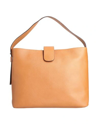 Shop Alessia Santi Woman Handbag Tan Size - Soft Leather In Brown