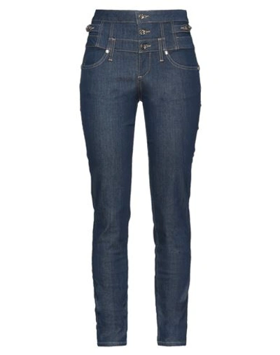 Shop Liu •jo Woman Jeans Blue Size 26w-30l Cotton, Polyester, Elastane