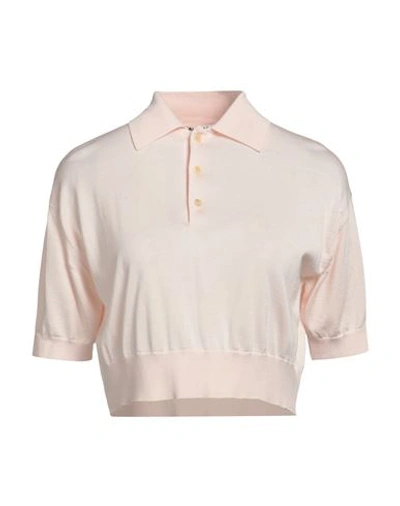 Auralee Woman Sweater Light Pink Size 2 Silk In Pink