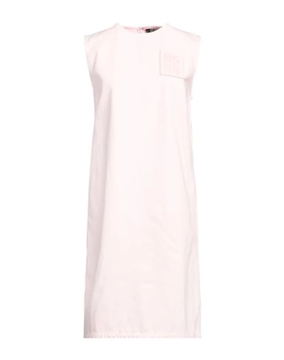 Shop Raf Simons Woman Midi Dress Light Pink Size 6 Cotton