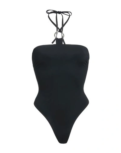 Shop Roberto Cavalli Woman One-piece Swimsuit Black Size M Polyamide, Elastane