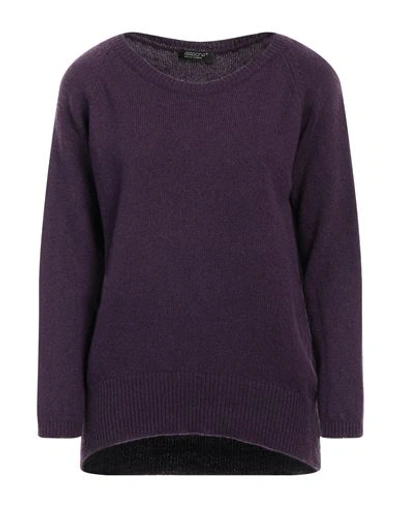Shop Aragona Woman Sweater Dark Purple Size 8 Cashmere