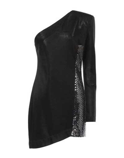 Shop Nervi Woman Mini Dress Black Size 6 Polyester, Elastane