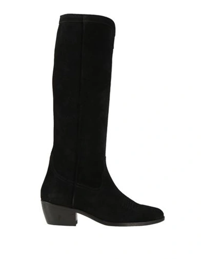 Shop Anthology Paris Woman Boot Black Size 8 Leather