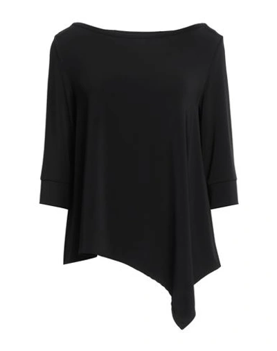 Shop 1-one Woman T-shirt Black Size 4 Viscose, Elastane