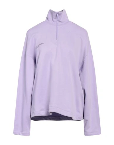 Shop Pangaia Woman Sweatshirt Light Purple Size Xl Organic Cotton