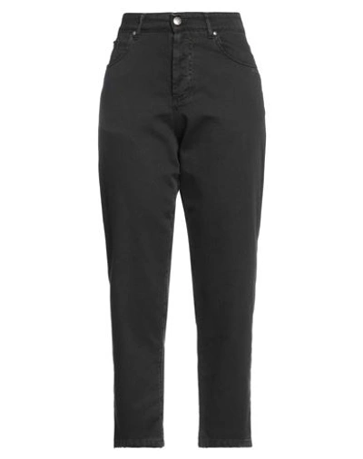 Shop Berna Woman Pants Black Size 8 Cotton