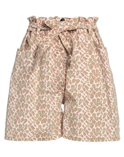 Simona Corsellini Woman Shorts & Bermuda Shorts Light Pink Size 4 Cotton, Elastane In Pink