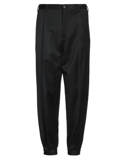 Shop Giorgio Armani Man Pants Black Size 40 Virgin Wool, Mohair Wool, Elastane