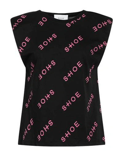 Shop Shoe® Shoe Woman T-shirt Black Size M Cotton