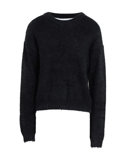 Shop Vero Moda Woman Sweater Black Size Xl Recycled Polyester, Acrylic, Polyester, Elastane