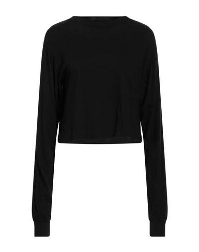 John Elliott Woman T-shirt Black Size Xl Cotton In Black