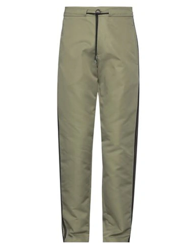 Shop Roberto Cavalli Man Pants Military Green Size 36 Cotton, Polyamide