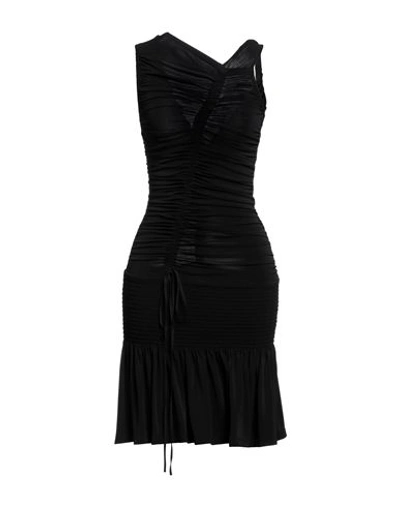 Shop N°21 Woman Mini Dress Black Size 8 Viscose, Polyester, Elastane