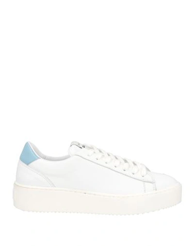 Shop Nira Rubens Woman Sneakers White Size 8 Soft Leather