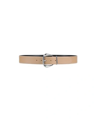 Shop Roberto Cavalli Man Belt Beige Size 39.5 Bovine Leather