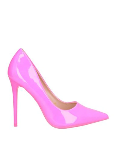 Shop Sexy Woman Woman Pumps Fuchsia Size 8 Rubber In Pink
