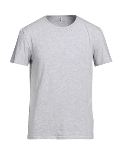 Shop Moschino Man Undershirt Grey Size Xxl Cotton, Elastane