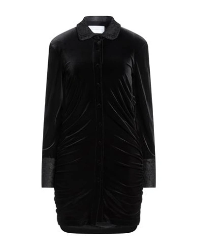 Shop Alessandra Gallo Woman Mini Dress Black Size 8 Polyester, Elastane