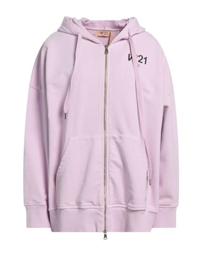 Shop N°21 Woman Sweatshirt Pink Size 4 Cotton