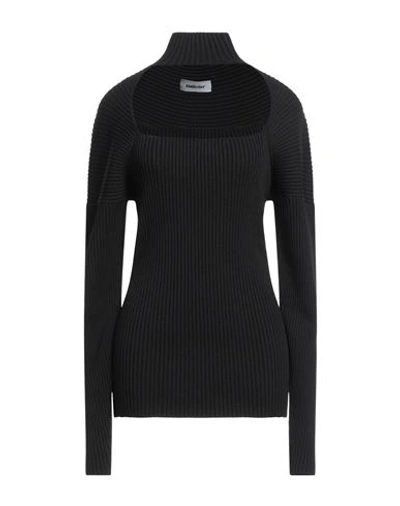Ambush Woman Turtleneck Black Size M Viscose, Polyamide, Elastane In Black
