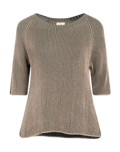 Shop Altea Woman Sweater Dark Green Size S Cotton, Viscose, Elastane, Polyester