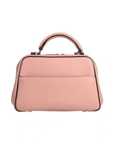 Shop Valextra Woman Handbag Light Pink Size - Calfskin