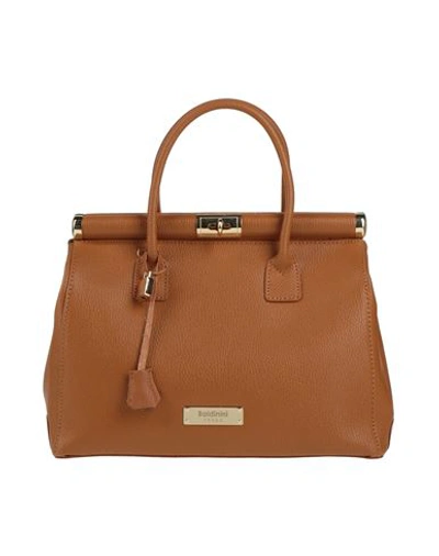 Shop Baldinini Woman Handbag Camel Size - Soft Leather In Beige