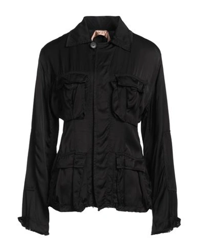 Shop N°21 Woman Shirt Black Size 6 Viscose