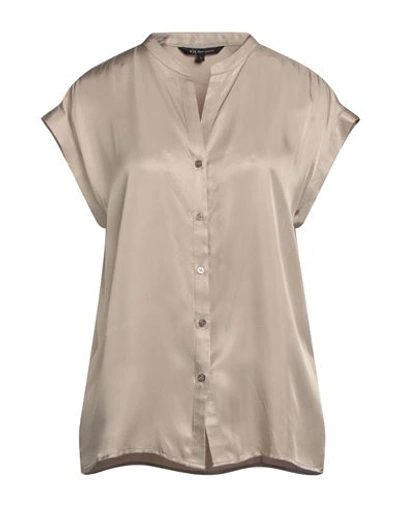 Armani Exchange Woman Shirt Khaki Size S Viscose In Beige