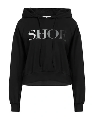 Shop Shoe® Shoe Woman Sweatshirt Black Size Xl Cotton, Elastane