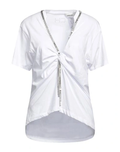 Shop Circus Hotel Woman T-shirt White Size S Cotton