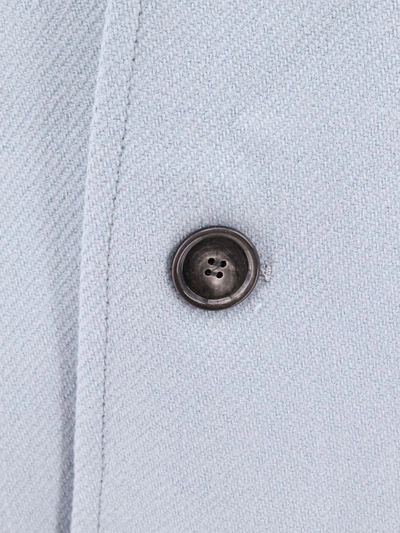 Ami Alexandre Mattiussi Ami Paris Single-breasted Coat In Blue