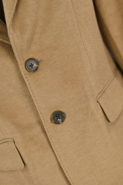 Shop Polo Ralph Lauren Single-breasted Jacket In Camel
