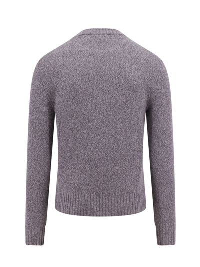 Shop Ami Alexandre Mattiussi Sweater In Grey