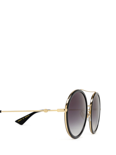 Shop Gucci Gg0061s Black Sunglasses